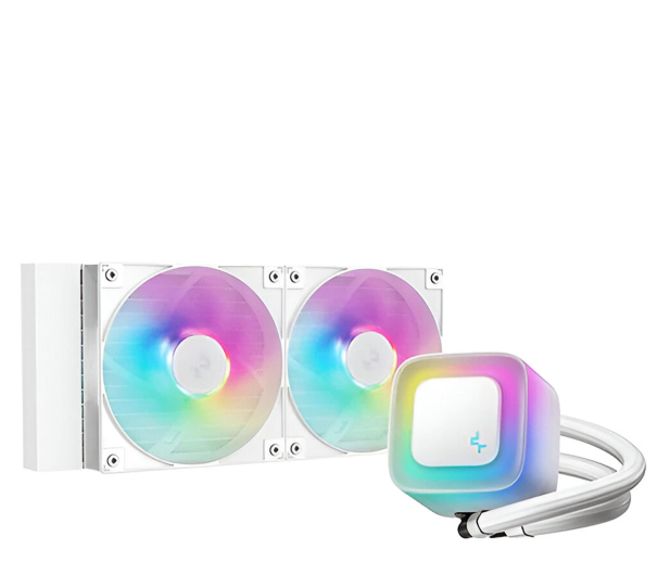 Deepcool LE240 White V2 2x120mm - 1339358 - zdjęcie